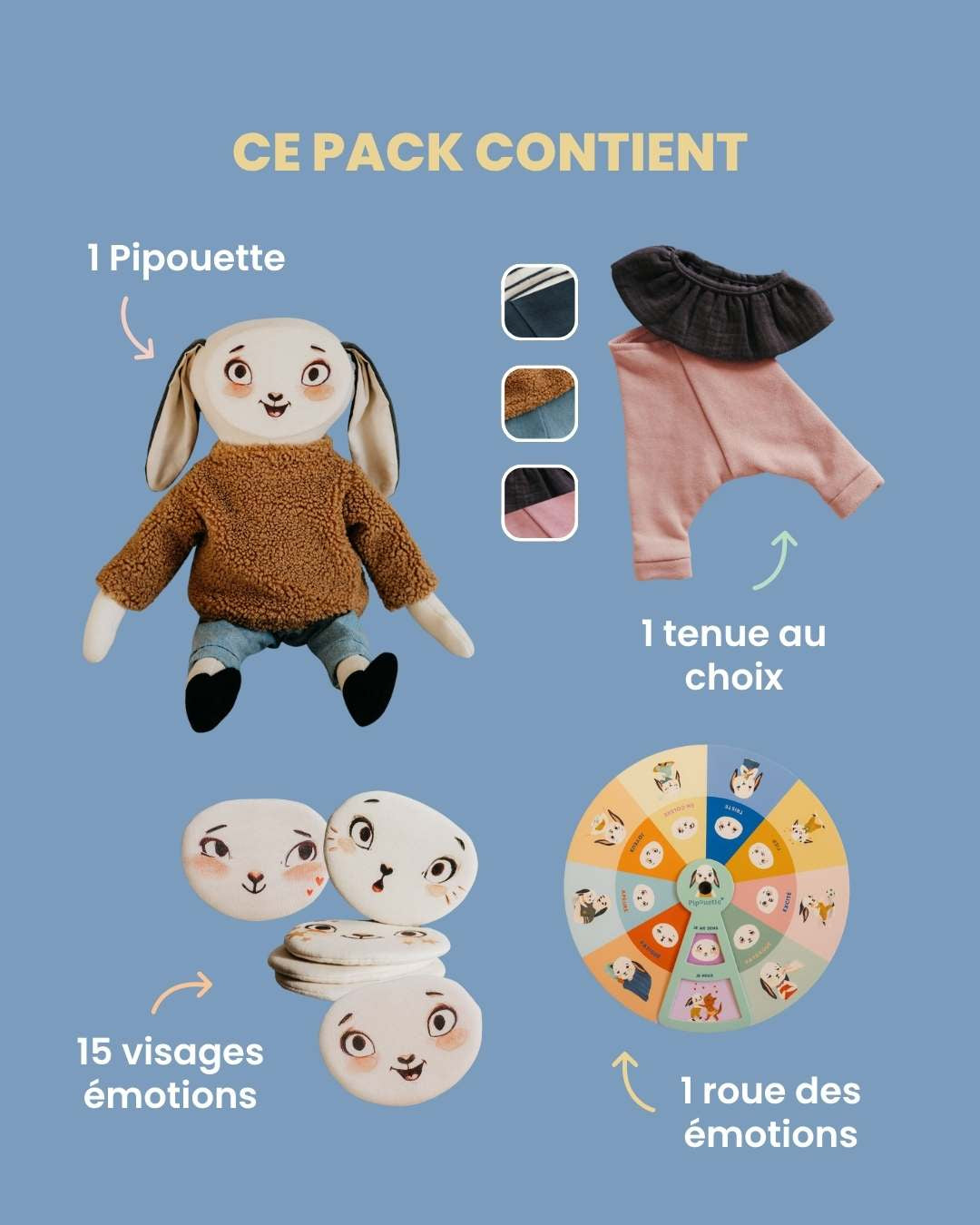 pack la total du compagnon des émotions pipouette
