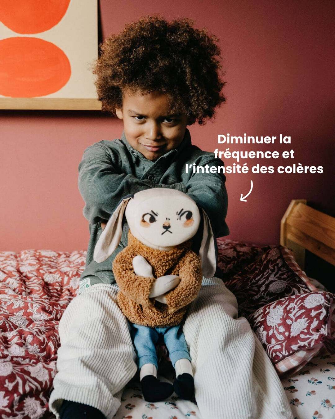 aide à la gestion des crises avec pipouette visage colère