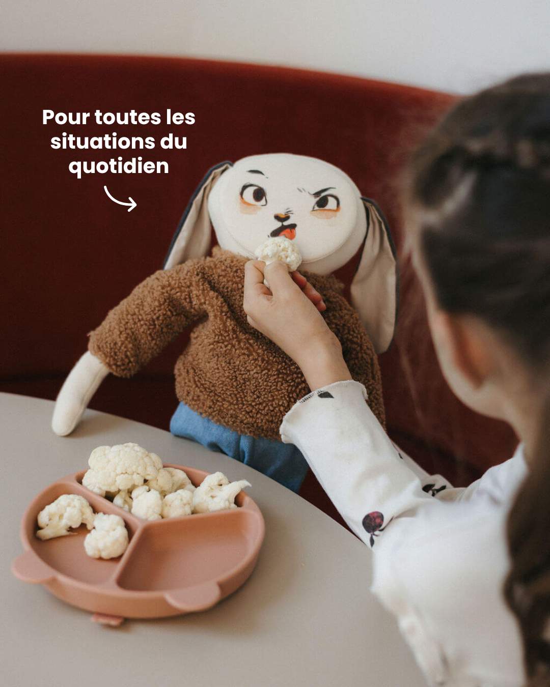 pipouette fait une grimace avec le visage degout