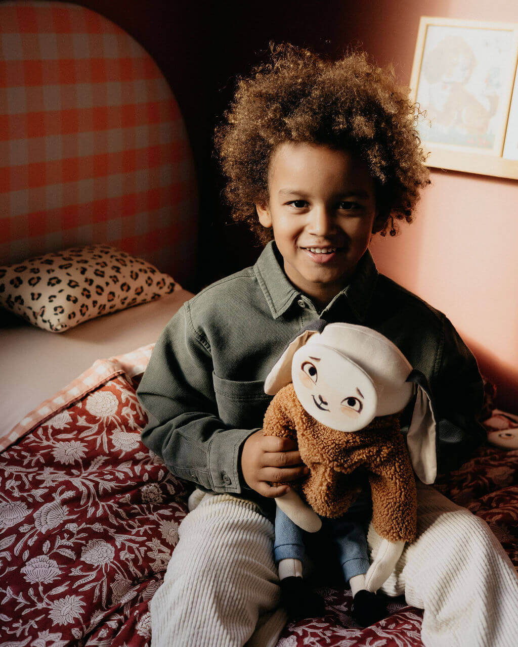 garçon a choisi le visage soulement pour pipouette