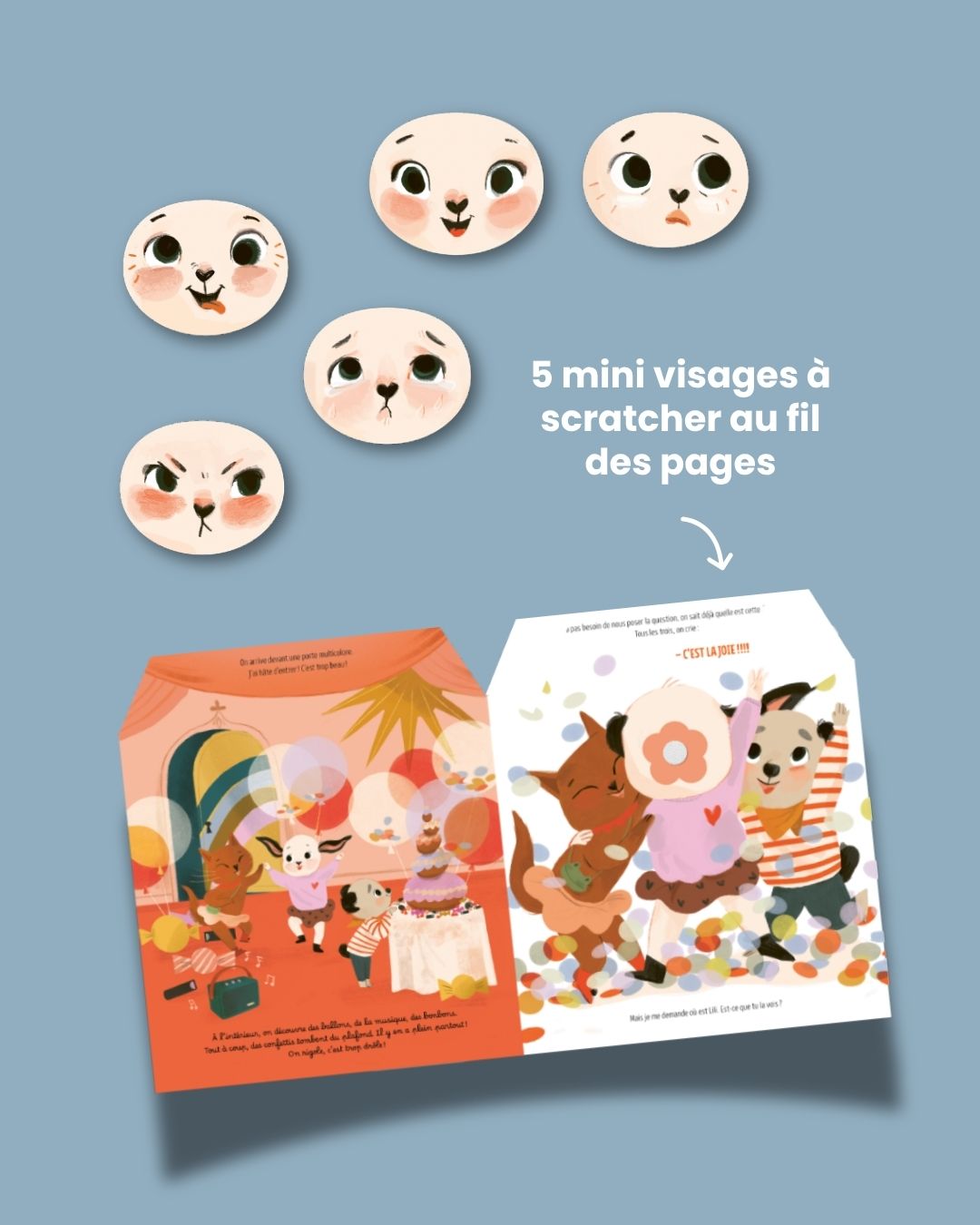 Pack spécial livre La Maison des émotions + tenue + stickers