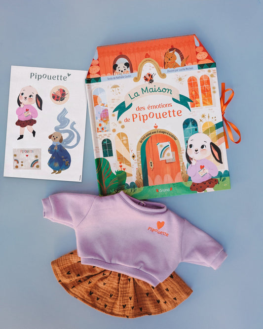 Pack spécial livre La Maison des émotions + tenue + stickers