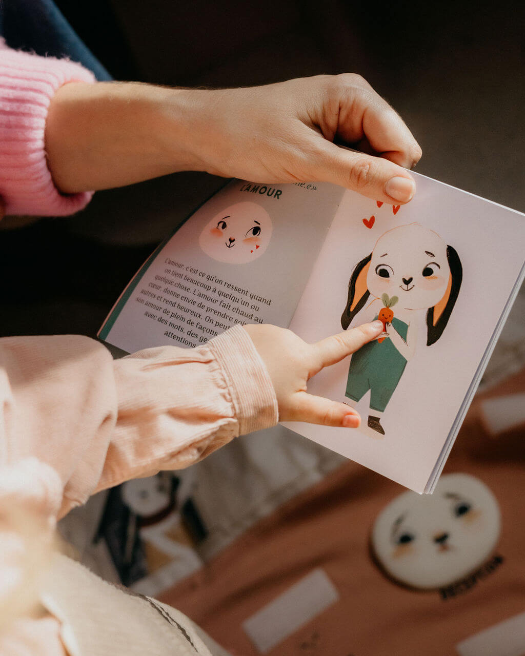 lecture du livret des émotions