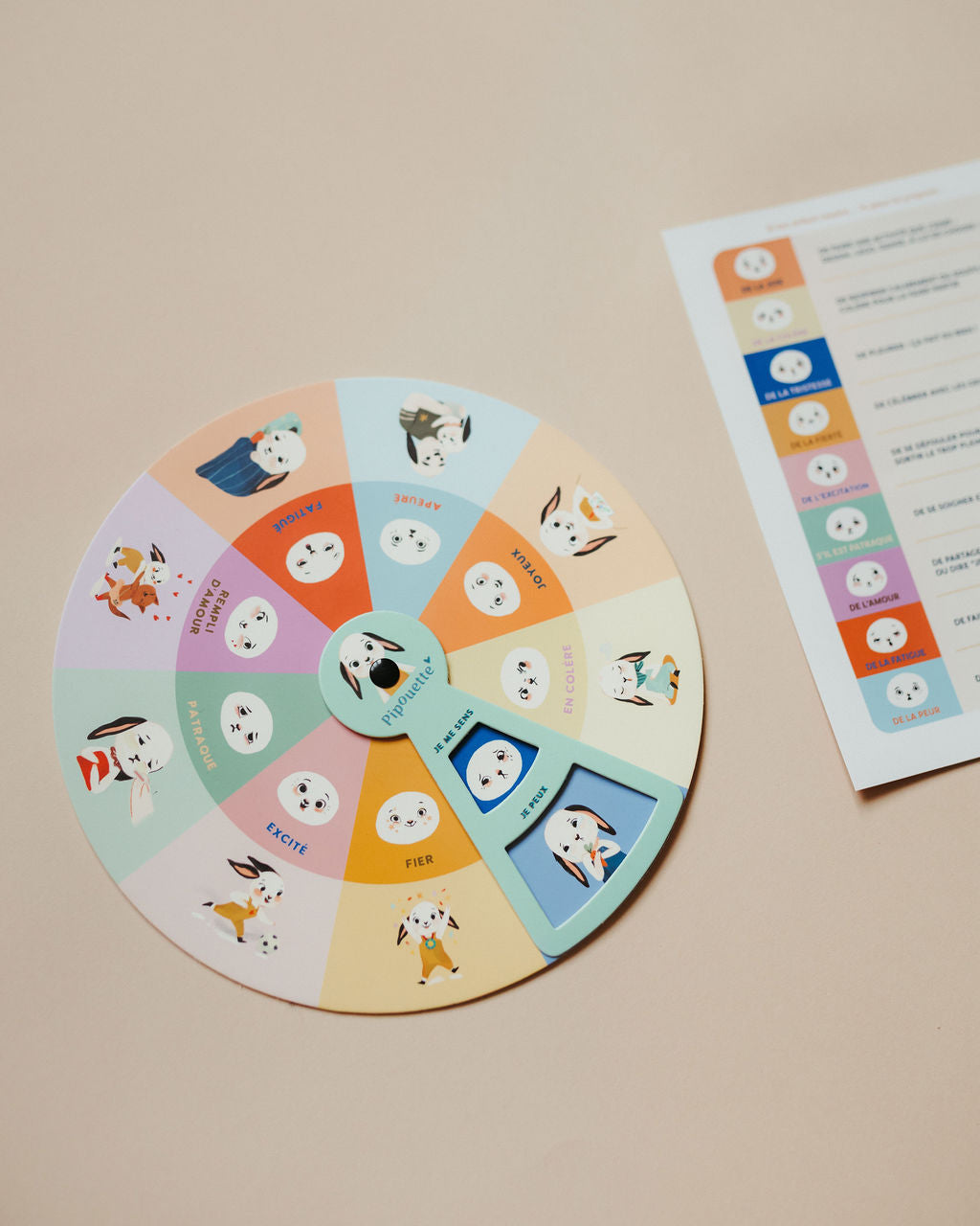 La roue des émotions de Pipouette