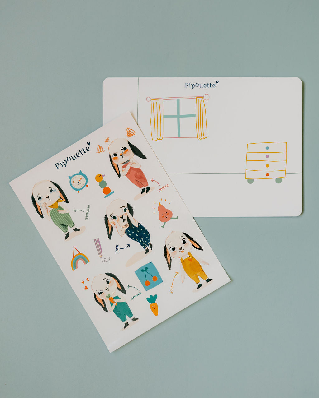 Stickers repositionnables Pipouette