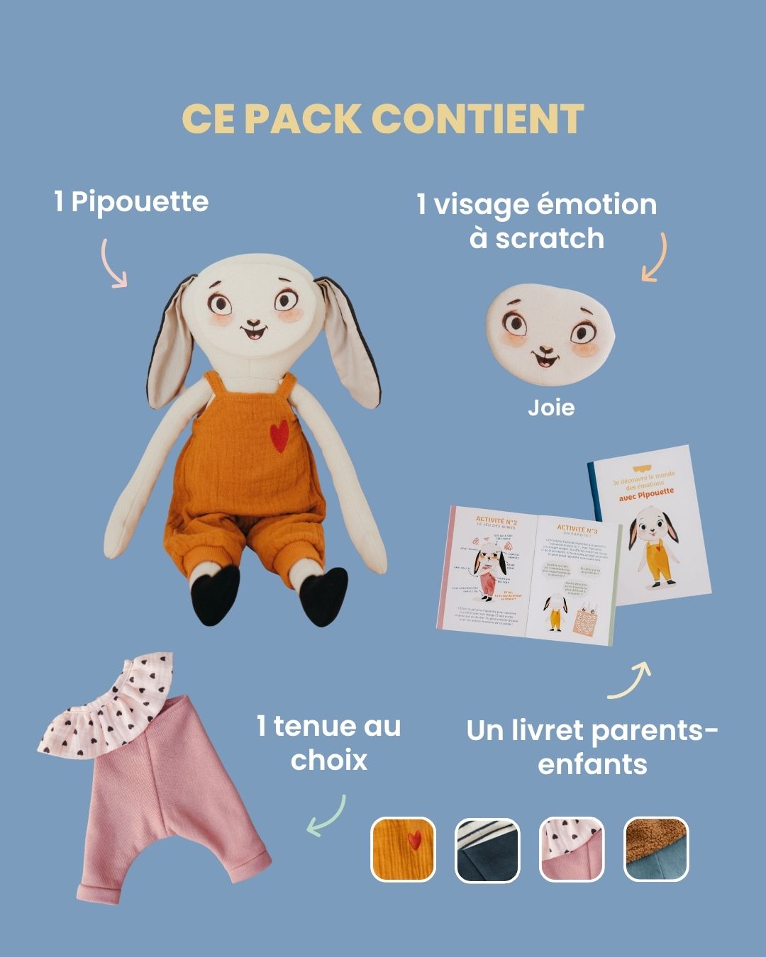 MON DOUDOU DES ÉMOTIONS PIPOUETTE