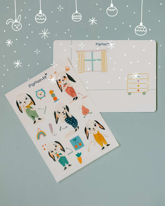 Stickers repositionnables Pipouette
