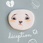visage émotion déception amovible pour pipouette