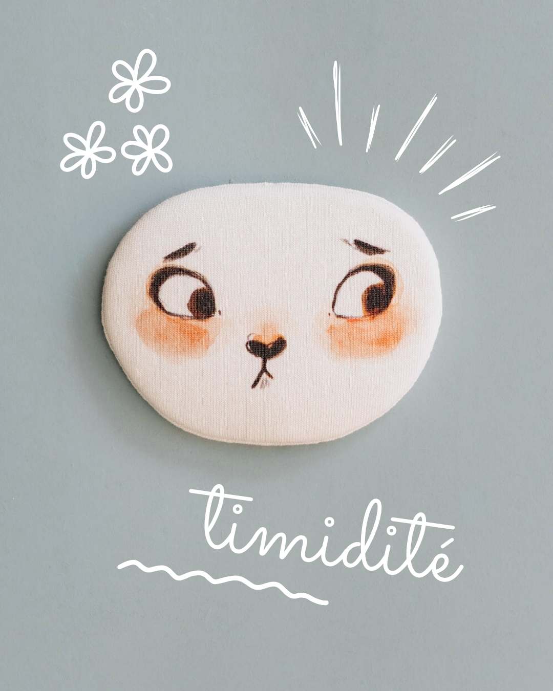 visage soulagement  timidité pour pipouette